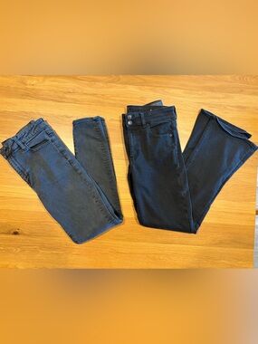 American Eagle Outfitters Next Level Stretch Black Jeans - Dual Pair